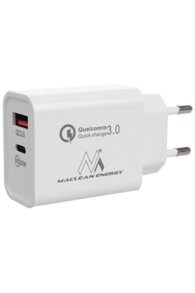 Maclean MCE485 20W PD, Power , Qualcomm Quick Charge alb