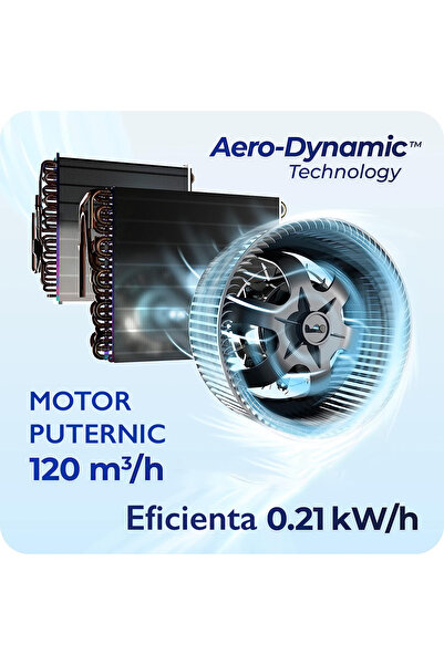 Freezy Air Freezy Air® Dry Pro 12L Dehumidifier – Purification, Clothes Drying, Touch, Timer, Night Mode, White