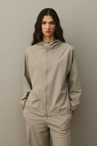 Fahhar Hooded Light Touch Suit Mink