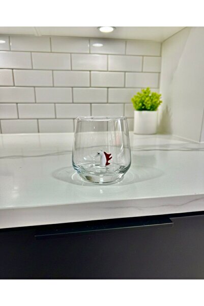 Arsglass El Yapımı Murano Cam Hayvan Figürlü Bardak Tekli