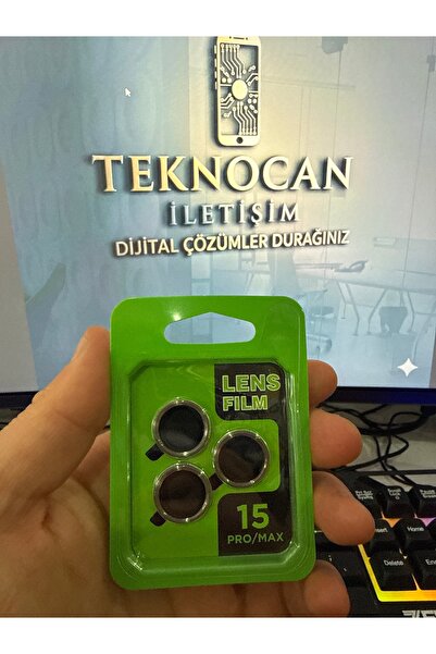 TEKNO İphone 15 Pro / 15 Promax Kamera Koruma Lensi
