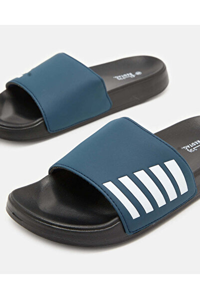 REDTAG Men Blue Padded Slide