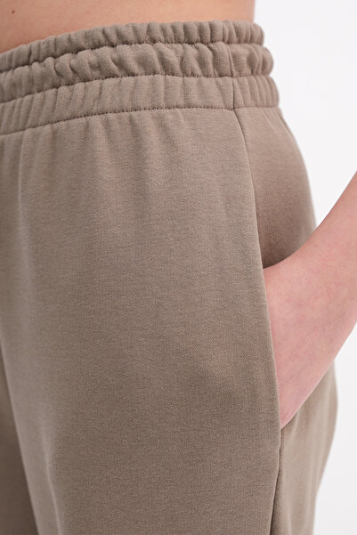 Addax Φούτερ με ελαστική μέση και φαρδιά πόδια ESHF1859