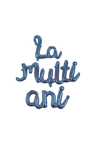 Mirific Party Ghirlandă decorativă albastră „La mulți ani” PPLM0698