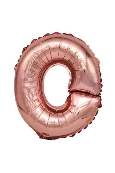 Mirific Party Balon petrecere, folie metalică roz, 40 cm, litera O