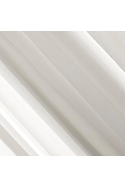No. 918 Emily Sheer Voile Curtain with Metal Rings, No. 918, 1.5m x 1.6m, Off-White, Polyester
