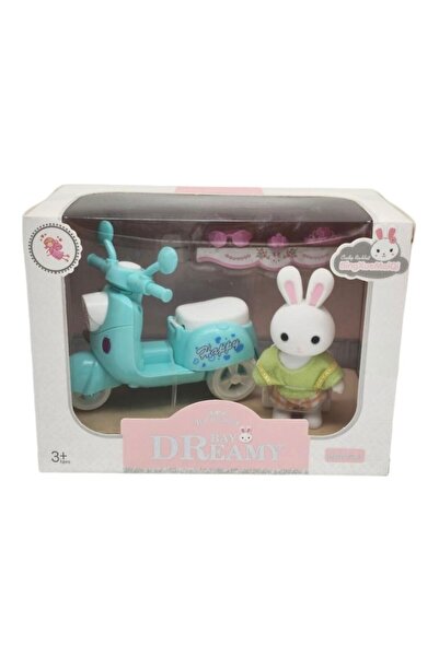 Rabbit & Scooter Playset