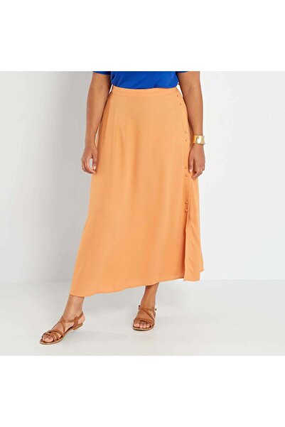 KİABİ Midi skirt BROWN