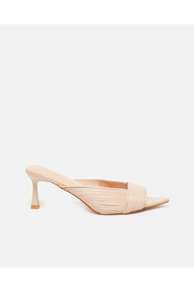 REDTAG Women Pink Embellished Mule