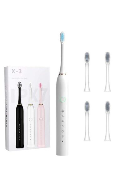 Mevis Line Electric Toothbrush, 40,000 pulses, 5 modes, White