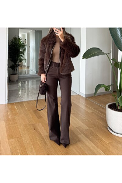 Telablanka Flared Jean - Brown