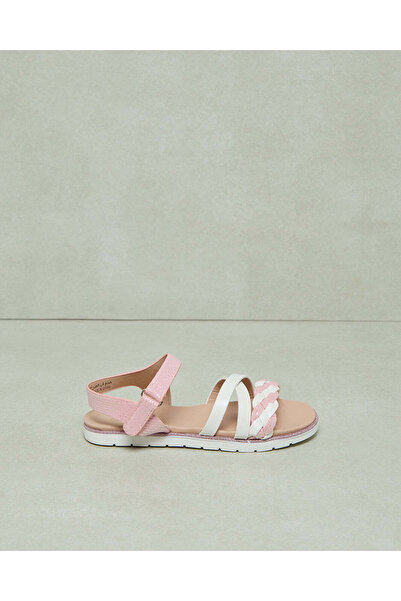 REDTAG صندل وردي مضفر للبنات