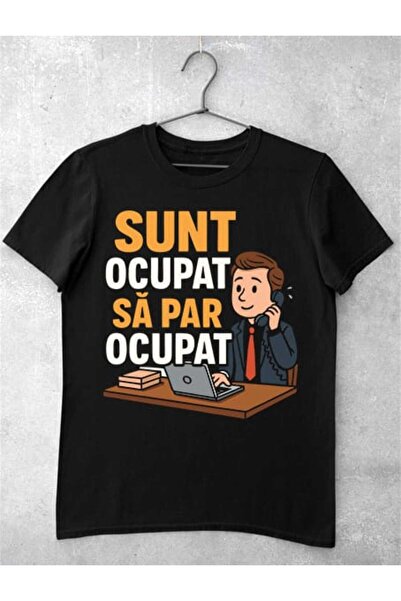 GRIZZLY SHOP.RO Tricou Femei Sunt Ocupat sa Par Ocupat