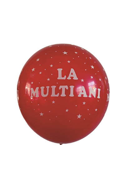 Mirific Party Party latex balloon, red, star, 'Happy Birthday', 30 cm, 20 pcs