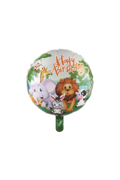Mirific Party Balon petrecere, folie metalică multicoloră, 43 cm, animale, natură
