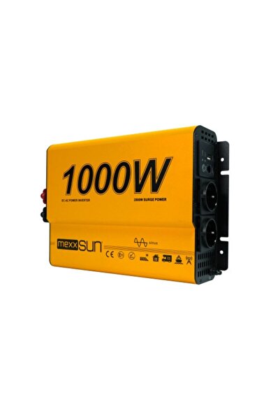 CksEnerji 12v Volt-1000w Watt Tam Sinüs İnverter (220v Çevirici)