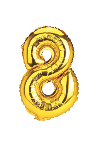 Mirific Party Balon petrecere, folie metalizată, auriu, 100 cm, numărul 8