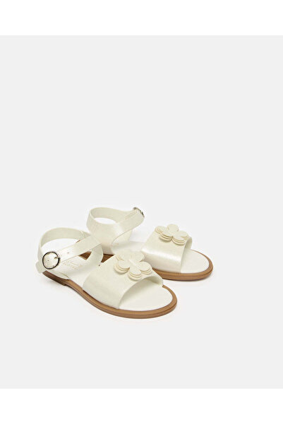 REDTAG Girls White Floral Sandal