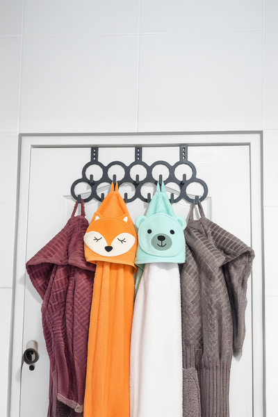 Home 11-Piece Practical Hanger That Can Be Hung Behind the Door