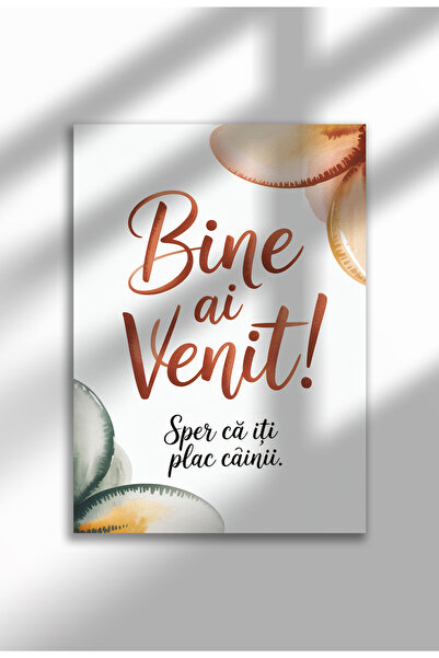 21mxm Αφίσα από ύφασμα χωρίς πλαίσιο σκύλου στα ρουμανικά - Ψηφιακή εκτύπωση ...