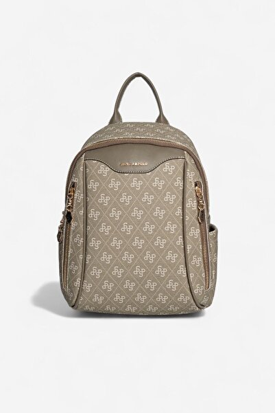 Silver Polo Silver & Polo Green Sp906 Backpack