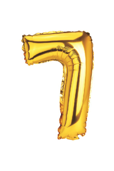 Mirific Party Balon petrecere, folie metalică, auriu, 100 cm, numărul 7