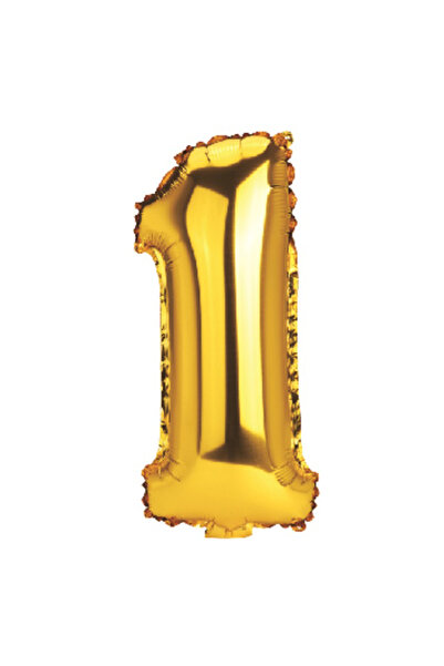 Mirific Party Balon petrecere, folie metalică, auriu, 100 cm, numărul 1