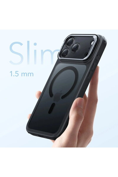 ESR Case for iPhone 17 Pro - Classic Hybrid HaloLock Kickstand - Frosted Black