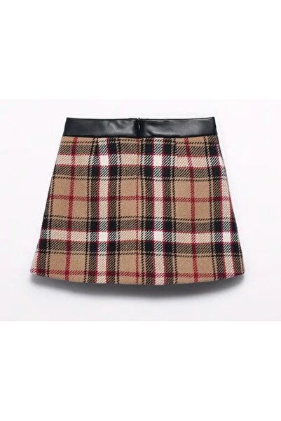 Abel & Lula Abel&Lula Girls Winter Plaid Skirt 5518