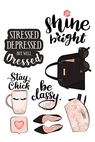 4Decor Autocolant decorativ de perete - Strălucire, 70 x 50 cm