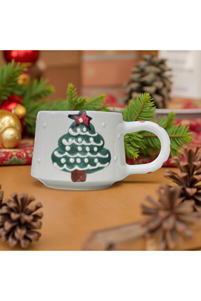 Çiporcal Classic Pine Tree Mug Cup Ceramic