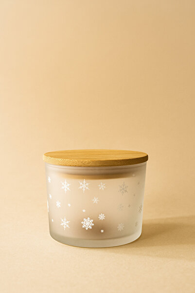 Fhilli Vetro - Set of 6 Glass Breakfast Bowls with Bamboo Lids 220 Cc