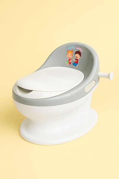Mii&Moo Müzikli Klozet Görünümlü Bebek Tuvalet Eğitim Lazımlığı ve Oturağı