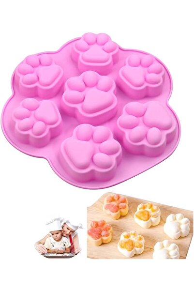 Dharst 7-cavity Silicone Mold - Puppy Paws