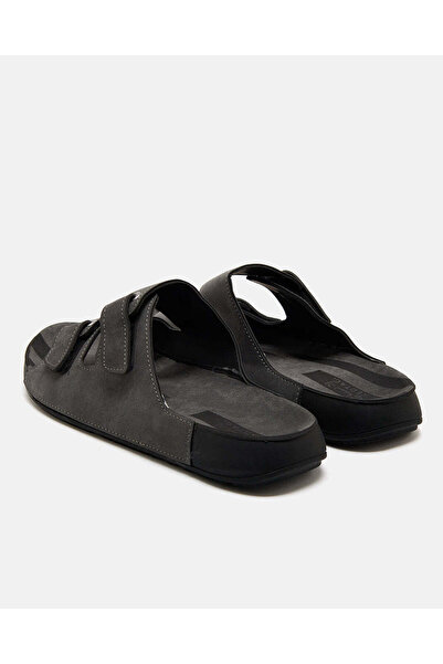 REDTAG Men Charcoal Strappy Sandals