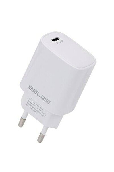 Beline USB-C PD 3.0, 20 W, 58.5 x 42 x 30 mm, Alb