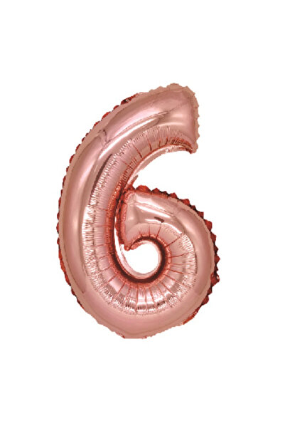 Mirific Party Balon petrecere, folie metalică roz, 40 cm, numărul 6