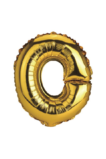 Mirific Party Party balloon, metallic foil, gold, 40 cm, letter O