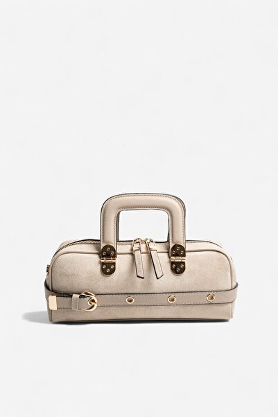 Silver Polo SP1258 Жіноча сумка із замші, бежевий-пісочний колір