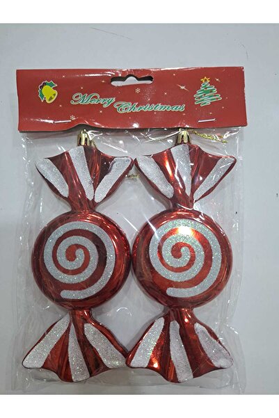 Astaş Christmas Red and White Candy 6*16 cm 2-Pack