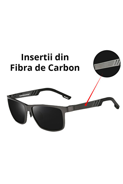 Supersofer Ziua SUPERSOFER™ Limited Edition Driving Glasses, polarized, UV 400, black lenses