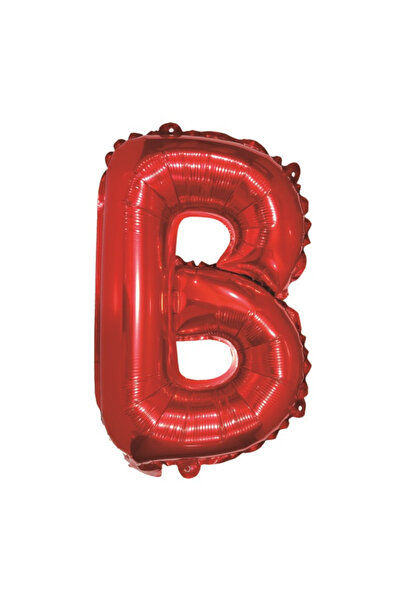 Mirific Party Balon petrecere, folie metalică roșie, 40 cm, litera B