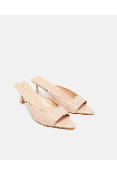 REDTAG Women Pink Embellished Mule