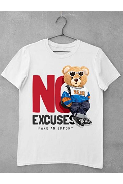 GRIZZLY SHOP.RO Tricou Femei Teddy Bear - No Excuses