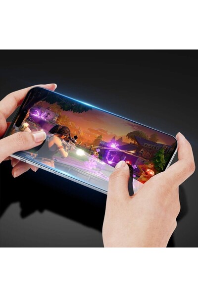 Motorola Tempered Glass Screen Protector for Moto E20 - Full Cover 111D, 10H, Black Edges, Clear