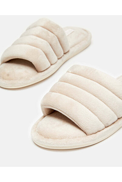REDTAG Women Beige Stitched Detail Slipper