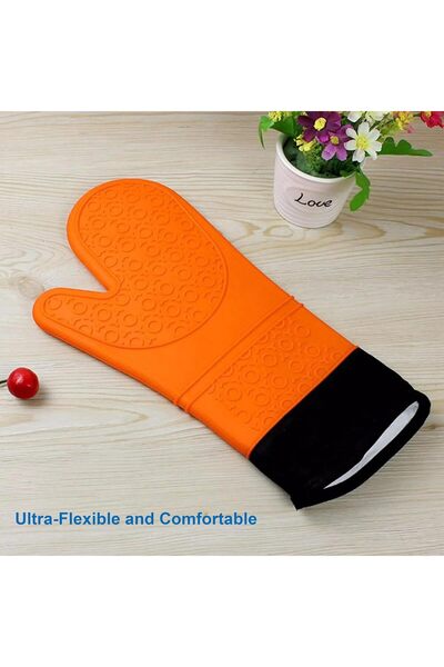 Home Pro Silicone Glove, 34.5 cm, Orange