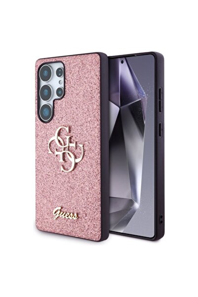 Guess Carcasă pentru Samsung Galaxy S25 Ultra, cu sclipici și logo Big 4G, pr...