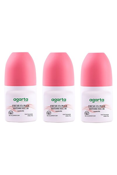 Agarta Ter Kokusu Önleyici 24 Saat Etkili Kadın Fresh Flower Sensatıon Roll-O...