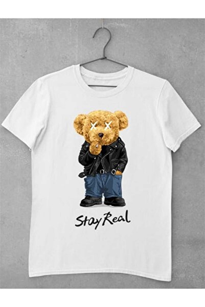 GRIZZLY SHOP.RO Tricou Femei Teddy Bear - Stay Real